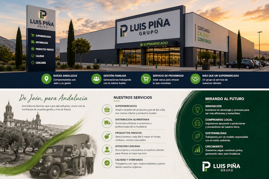 Grupo Luis Piña, empresa familiar andaluza vinculada a la distribución y los supermercados