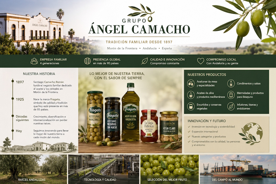 Grupo Ángel Camacho: tradición familiar andaluza con presencia global en el sector agroalimentario
