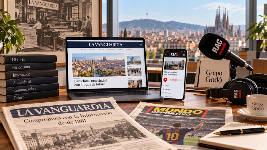 Evolución del Grupo Godó, empresa familiar española referente en comunicación
